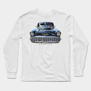 1957 Chevrolet BelAir 2 Door Hardtop Long Sleeve T-Shirt